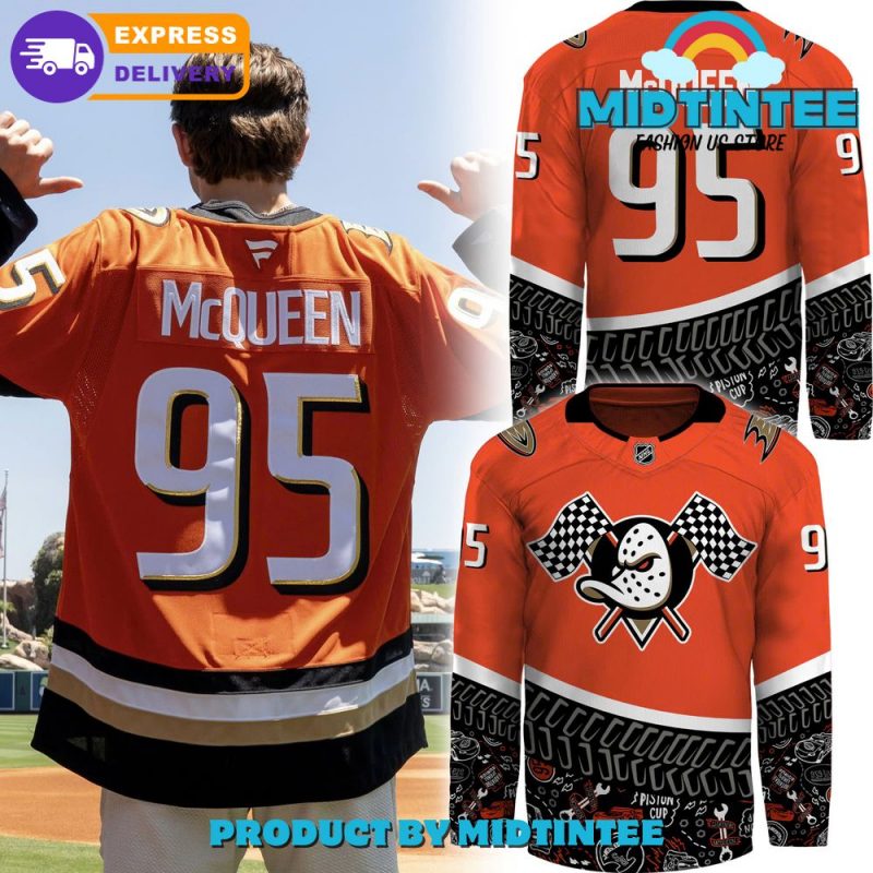 Anaheim Ducks X Lightning Mcqueen Special New Hockey Jersey