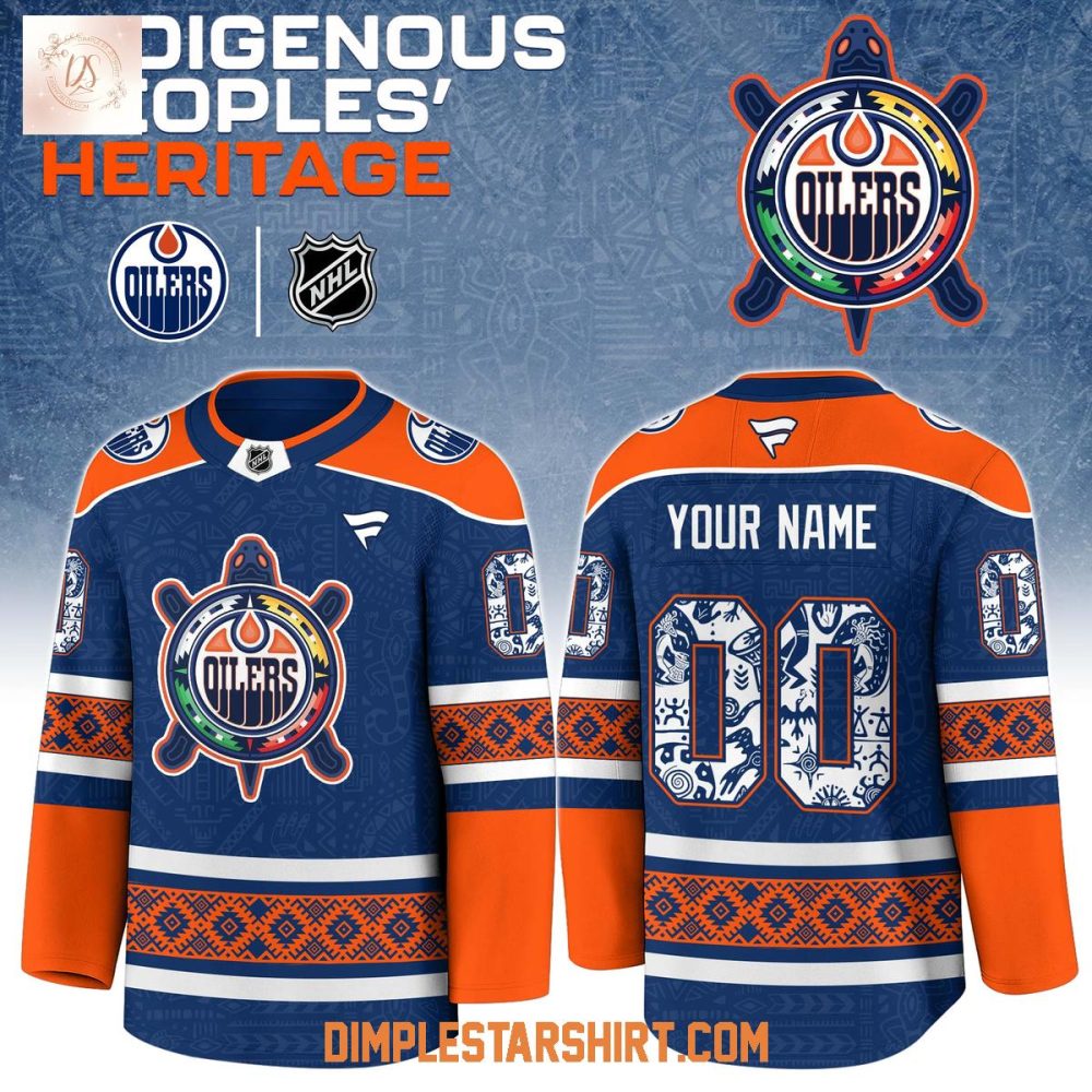 Edmonton Oilers Indigenous Peoples' Heritage 2025 Jersey