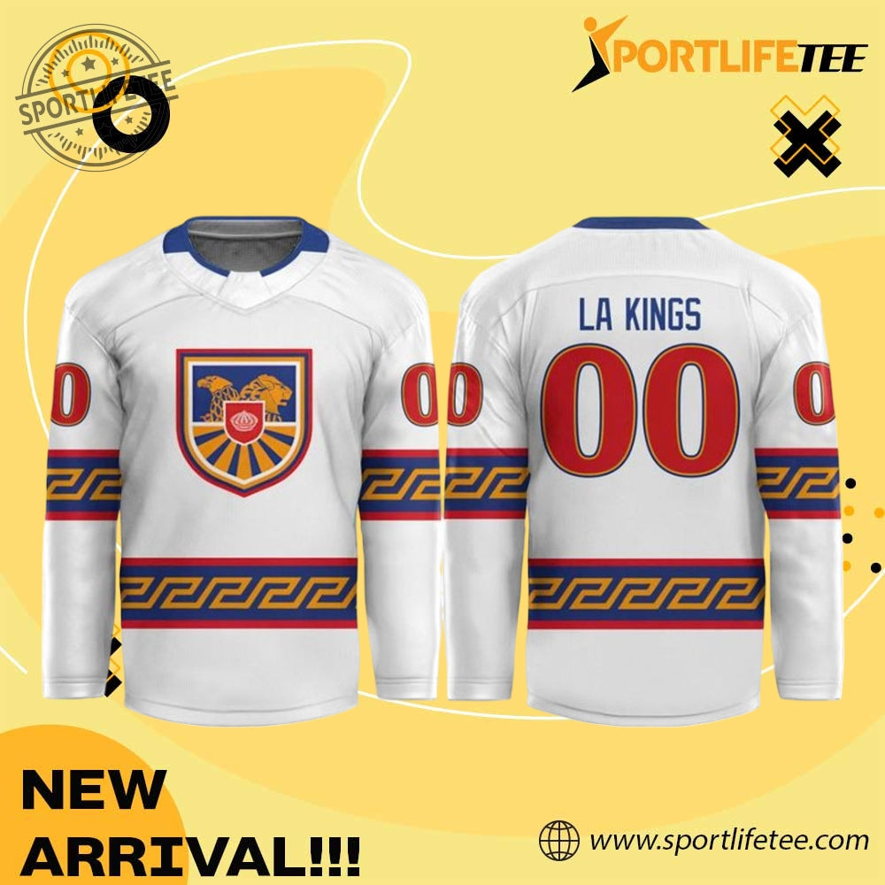 Los Angeles Kings 2025 Armenian Heritage Hockey Jersey