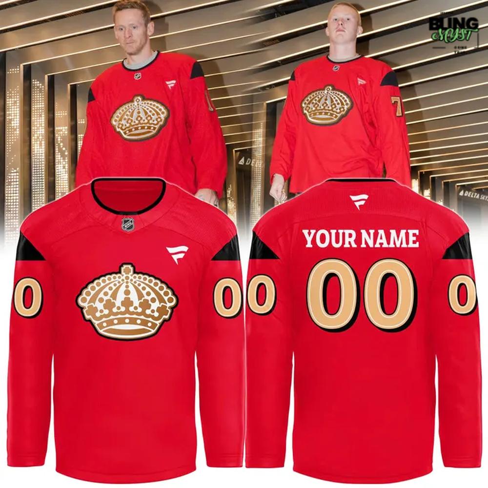 Los Angeles Kings Merry Kingsmas 2025 Hockey Jersey