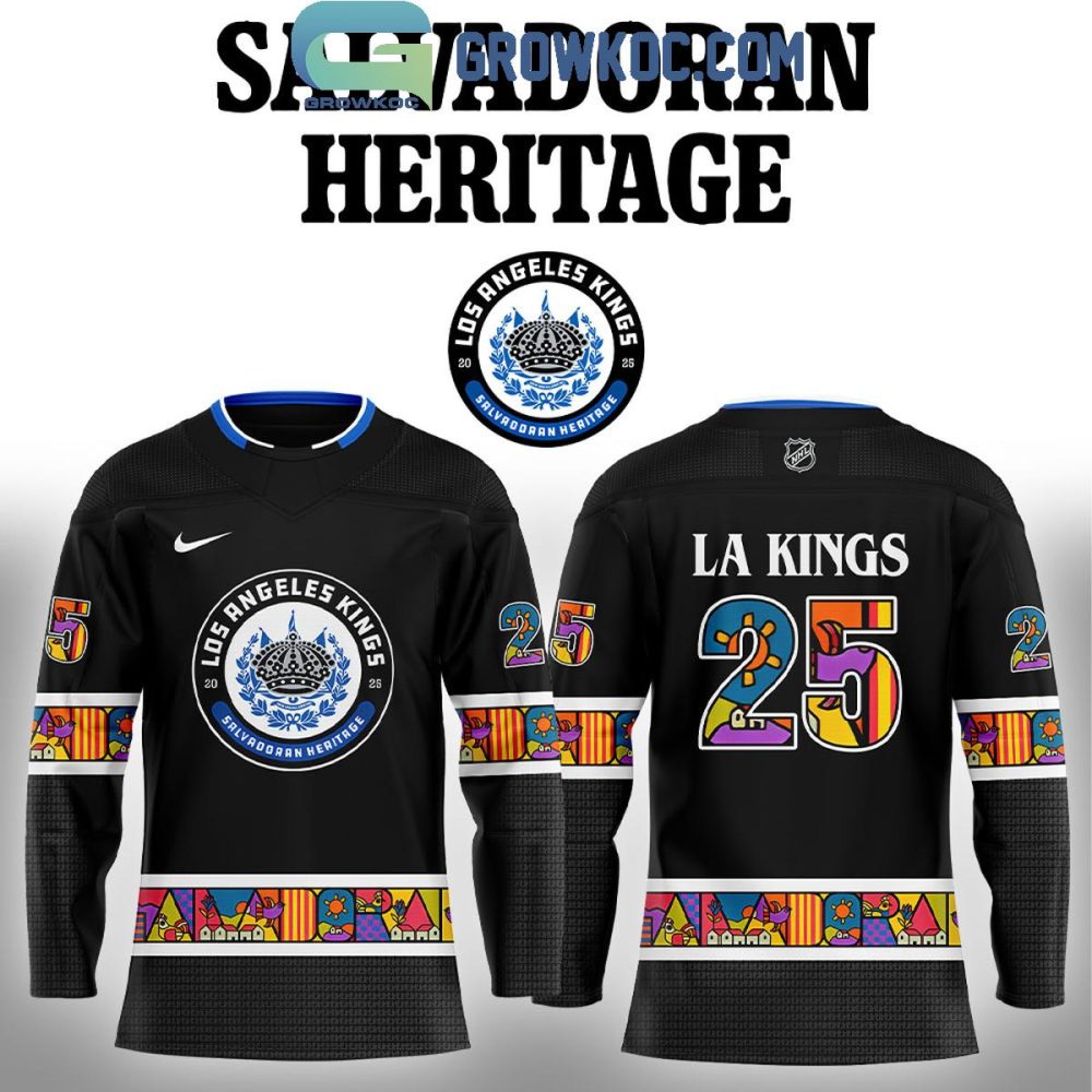 Los Angeles Kings Salvadoran Heritage 2025 Hockey Jersey
