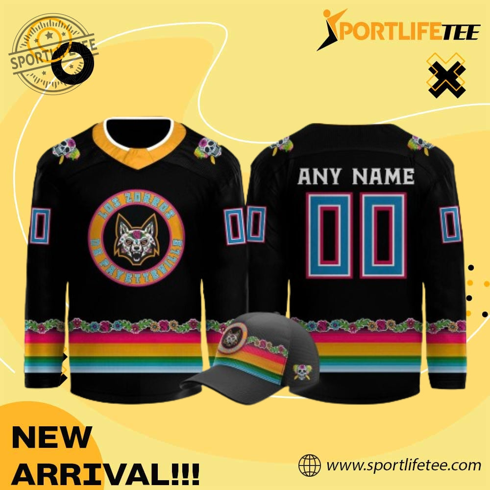 Los Zorros De Fayetteville Hockey Jersey