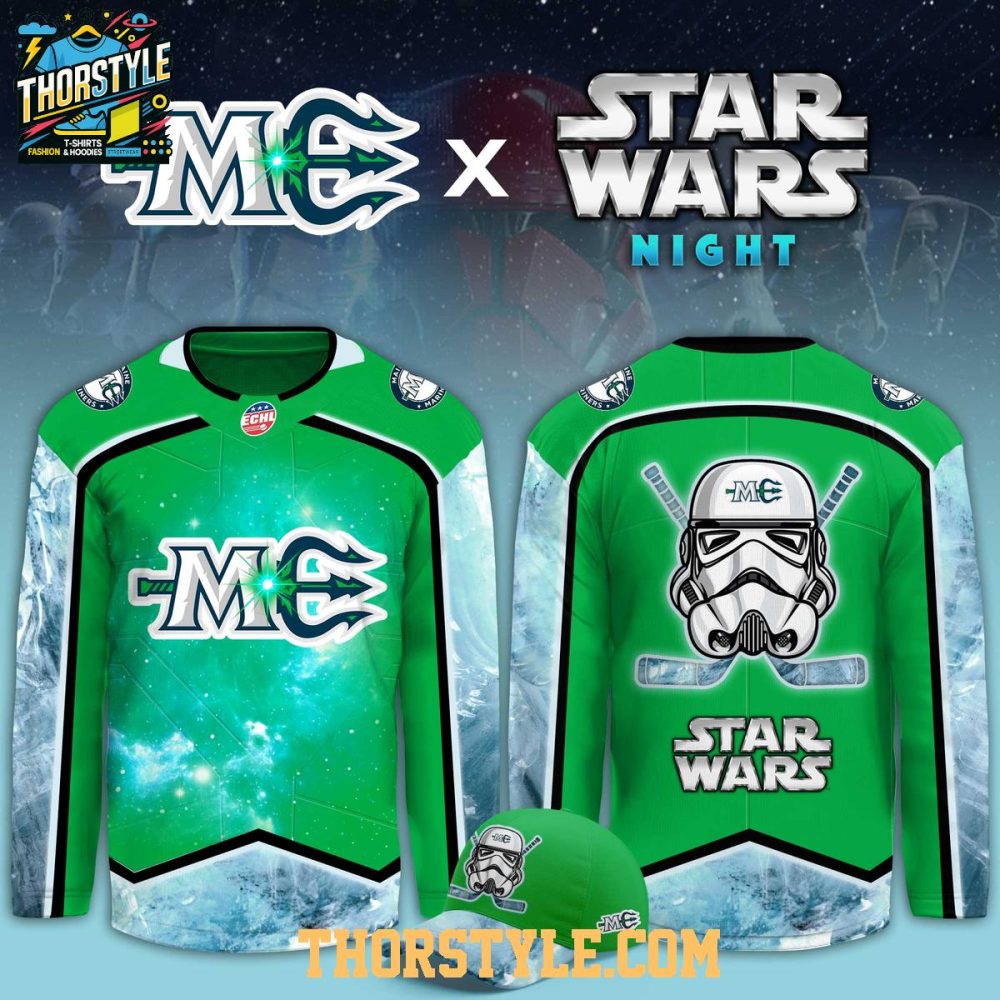 Maine Mariners Star Wars Night 2026 Stormtrooper Hockey Jersey