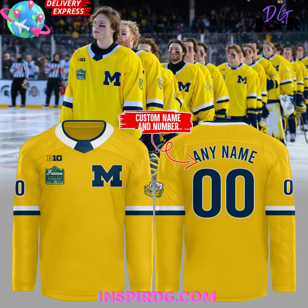 Michigan Wolverines Wrigley Field Frozen Confines 2024-25 Hockey Jersey