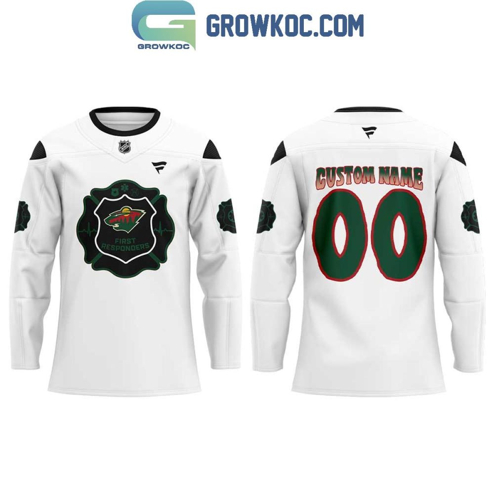 Minnesota Wild Nhl First Responders Night Jersey