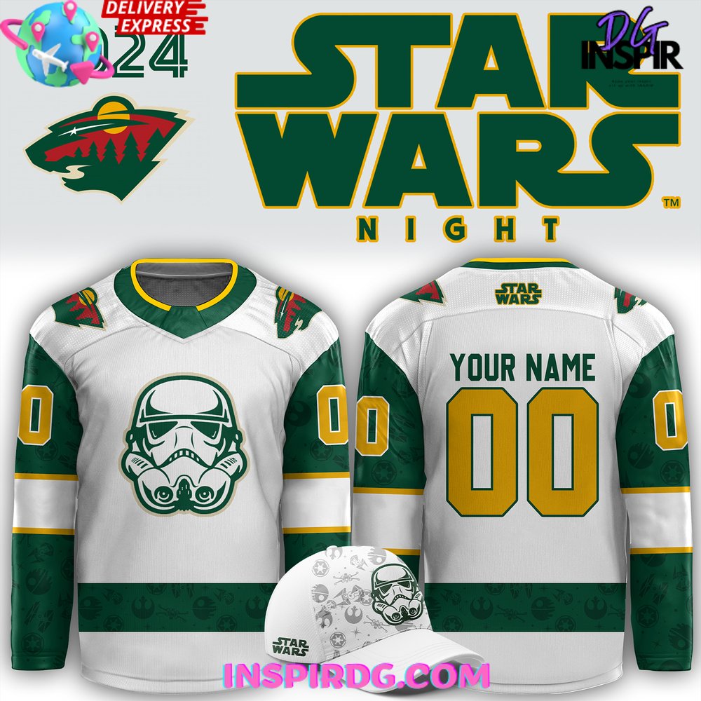 Minnesota Wild X Star Wars Night 2024 Hockey Jersey