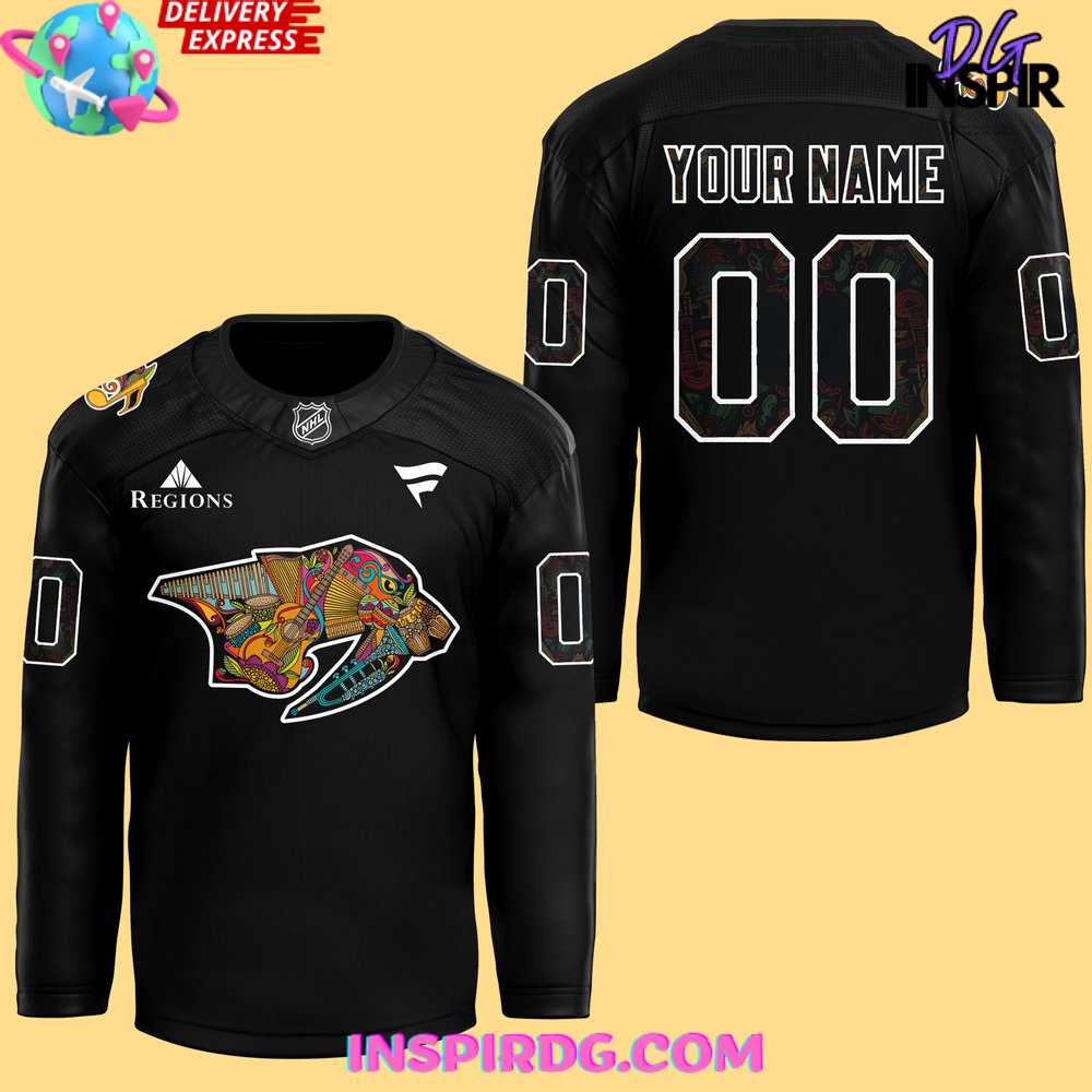 Nashville Predators X Hispanic Music Heritage Night 2024 Hockey Jersey